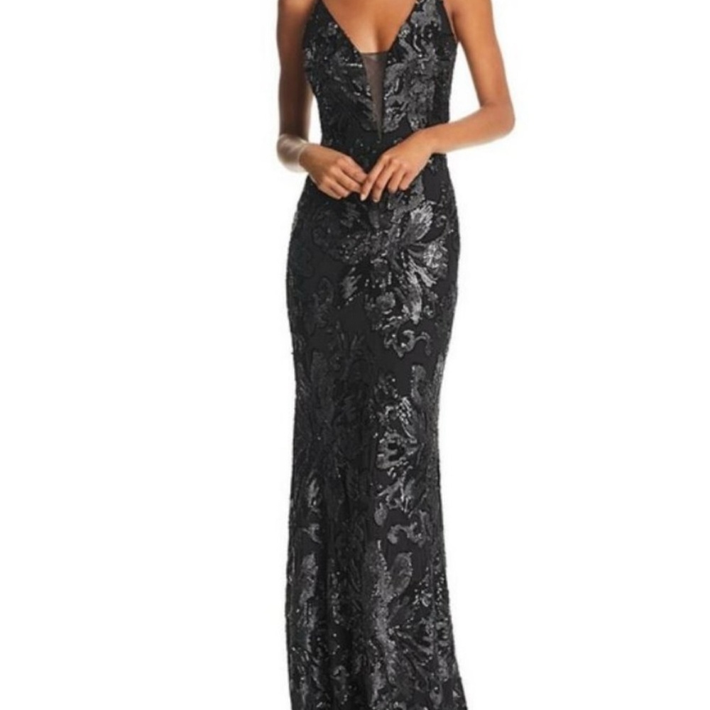 Gorgeous Black Sequin Dress!
